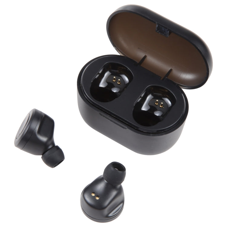 Auricular Bluetooth 5.0 True Wireless A6 com Caixa de Carregamento, A6 Preto
