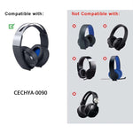 2 Peças para Sony PS4 7.1 PlayStation Platinum CECHYA-0090 Capa de Almofada para Auriculares, Substituição de Almofadas sem Rede, Para Sony PS4 7.1