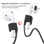Cordão Magnético de Silicone Anti-perda para Auriculares Bluetooth Sem Fios para Apple AirPods 1 / 2
