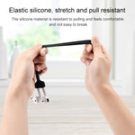 Cordão Magnético de Silicone Anti-perda para Auriculares Bluetooth Sem Fios para Apple AirPods 1 / 2
