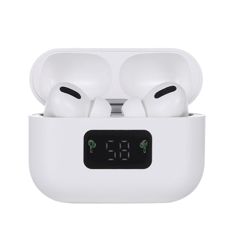Auricular Bluetooth TWS i58 Bluetooth 5.0 com Toque para Sistema IOS, com Caixa de Carregamento com Atração Magnética e Ecrã Digital Inteligente, Suporta Siri