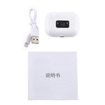 Auricular Bluetooth TWS i58 Bluetooth 5.0 com Toque para Sistema IOS, com Caixa de Carregamento com Atração Magnética e Ecrã Digital Inteligente, Suporta Siri