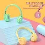 Auricular Bluetooth Y08 Qualidade de Som Hifi Macaron, Suporta Chamadas, Cartão TF e AUX 3,5mm