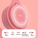 Auricular Bluetooth Y08 Qualidade de Som Hifi Macaron, Suporta Chamadas, Cartão TF e AUX 3,5mm