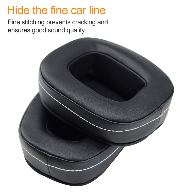 2 UNIDADES Para DENON AH-D600 / AH-D7100 Capa Protetora de Espuma Macia para Auriculares, Para DENON AH-D600 (Preto Branco), Para DENON AH-D600 (Preto Castanho)