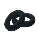2 UNIDADES Para Sennheiser HD515 / HD555 / HD595 / HD598 / HD558 / PC360 Capa de Almofada de Auricular em Flanela Substituição de Almofadas com Algodão para Ajuste de Tom, Veludo Preto, Veludo Castanho
