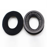 2 UNIDADES Para Sennheiser HD515 / HD555 / HD595 / HD598 / HD558 / PC360 Capa de Almofada de Auricular em Flanela Substituição de Almofadas com Algodão para Ajuste de Tom, Veludo Preto, Veludo Castanho