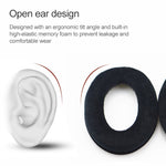 2 UNIDADES Para Sennheiser HD515 / HD555 / HD595 / HD598 / HD558 / PC360 Capa de Almofada de Auricular em Flanela Substituição de Almofadas com Algodão para Ajuste de Tom, Veludo Preto, Veludo Castanho