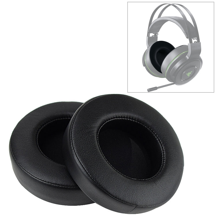 2 UNIDADES Para Razer Thresher Ultimate 7.1 Capa de Espuma para Almofada de Auricular Substituição de Almofadas, Para Razer Thresher Ultimate (Espuma)