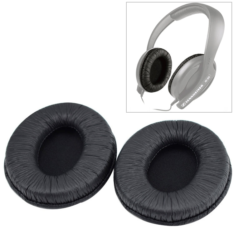 2 PCS Para Sennheiser HD202 / HD212 / HD437 / HD447 / HD457 / HD497 Almofada de Espuma para Auscultadores Tampa de Substituição de Almofadas Auriculares, Para Sennheiser HD202 / HD212