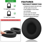 1 Par de Protetores de Auscultadores de Espuma Macia para Beats Solo 2.0 / 3.0, Versão Bluetooth