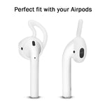 ENKAY Tampas para Auriculares Hat-prince, Almofadas Anti-perda com Gancho para Apple AirPods, 2 Pares