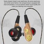 D12 Auriculares Com Fio In Ear 1,2m Interface 3,5mm Estéreo com Controlo por Fio HIFI, Loop Duplo para Corrida, Jogo e Música com Embalagem, D12 com Embalagem (Preto), D12 com Embalagem (Branco)