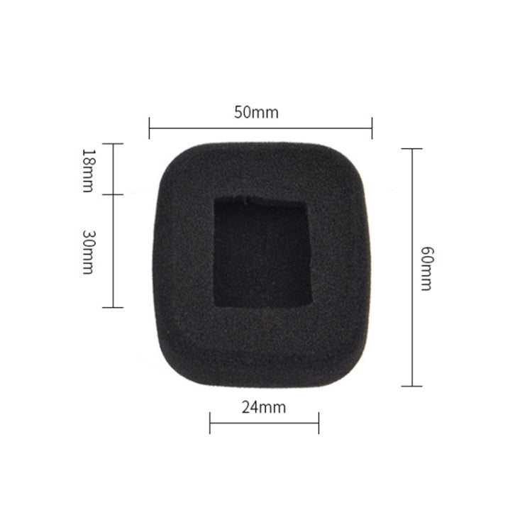 2 Peças de Capa Protetora Quadrada para Auriculares Shinco S01, Almofadas de Espuma
