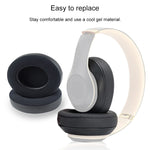 2 PCS Para Beats Studio 2.0 / 3.0 Capa Protetora para Auscultadores Almofadas de Gel de Gelo (Cinza Branco), Preto, Cor Titânio