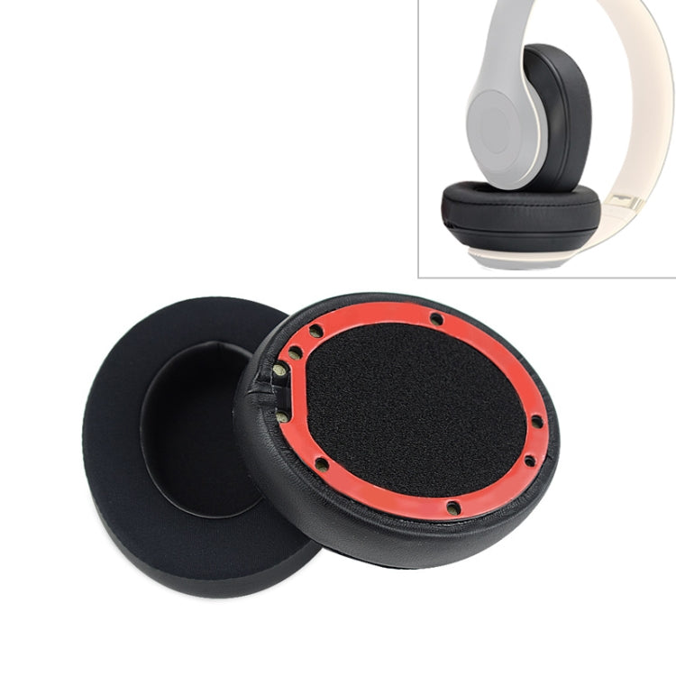 2 PCS Para Beats Studio 2.0 / 3.0 Capa Protetora para Auscultadores Almofadas de Gel de Gelo (Cinza Branco), Preto, Cor Titânio