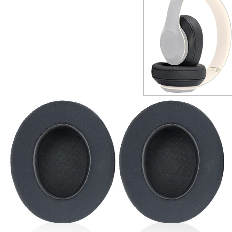 2 PCS Para Beats Studio 2.0 / 3.0 Capa Protetora para Auscultadores Almofadas de Gel de Gelo (Cinza Branco), Preto, Cor Titânio