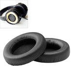 2 PCS Para ATH WS550 Capa Protetora para Auscultadores Couro Imitado + Esponja Almofadas, Preto, Branco
