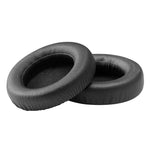 2 PCS Para ATH WS550 Capa Protetora para Auscultadores Couro Imitado + Esponja Almofadas, Preto, Branco