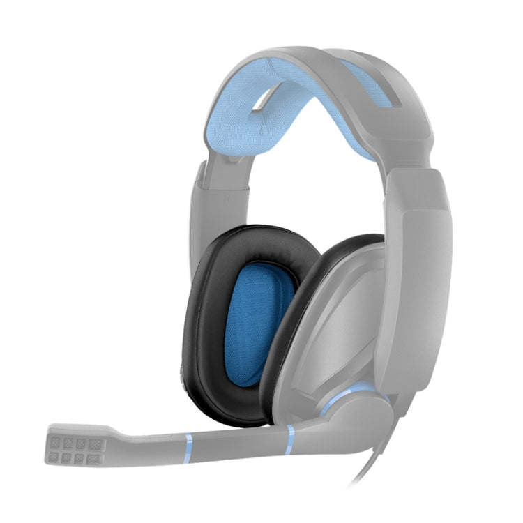 2 PCS Para Sennheiser GSP300 / GSP301 / GSP302 / GSP303 / GSP350 Capa para Almofadas de Auscultadores Substituição sem Rede