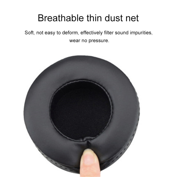 2 UN Para Skullcandy / HESH 2.0 HESH Almofada Reforçada para Auscultadores Capa de Substituição com Costura em Linha Branca (Preto)