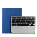 3018 Detachable Bluetooth 3.0 Aluminum Alloy Keyboard + Imitation Cloth Texture Leather Tablet Case for iPad Air / Air 2 / iPad Pro 9.7 inch, with Sleep / Water Repellent Function, 3018