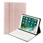 Teclado Bluetooth 3.0 FT-1030 em ABS com textura escovada + Capa de tablet em pele com textura de pele para iPad Air / Air 2 / iPad Pro 9,7 polegadas, com ajuste de ângulo em três níveis / Magnético / Função de suspensão, FT-1030D