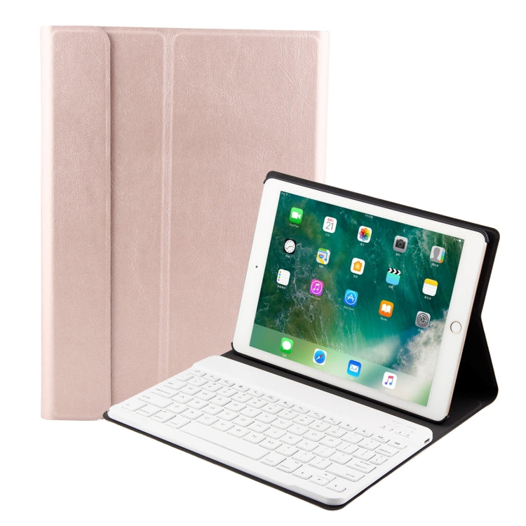 Teclado Bluetooth 3.0 FT-1030 em ABS com textura escovada + Capa de tablet em pele com textura de pele para iPad Air / Air 2 / iPad Pro 9,7 polegadas, com ajuste de ângulo em três níveis / Magnético / Função de suspensão, FT-1030D