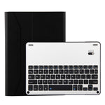 Teclado Destacável FT-1038B Bluetooth 3.0 Liga de Alumínio + Capa de Couro Textura Pele de Carneiro para iPad Air / Air 2 / iPad Pro 9.7 polegadas, com Repelente de Água / Ajuste de Ângulo de Três Níveis / Magnético / Função de Suspensão, FT-1038B