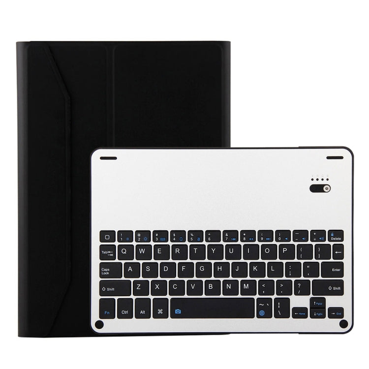Teclado Destacável FT-1038B Bluetooth 3.0 Liga de Alumínio + Capa de Couro Textura Pele de Carneiro para iPad Air / Air 2 / iPad Pro 9.7 polegadas, com Repelente de Água / Ajuste de Ângulo de Três Níveis / Magnético / Função de Suspensão, FT-1038B