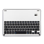 Teclado Destacável FT-1038B Bluetooth 3.0 Liga de Alumínio + Capa de Couro Textura Pele de Carneiro para iPad Air / Air 2 / iPad Pro 9.7 polegadas, com Repelente de Água / Ajuste de Ângulo de Três Níveis / Magnético / Função de Suspensão, FT-1038B