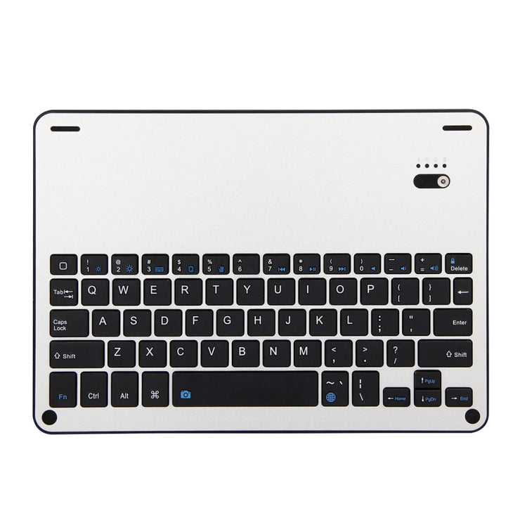 Teclado Destacável FT-1038B Bluetooth 3.0 Liga de Alumínio + Capa de Couro Textura Pele de Carneiro para iPad Air / Air 2 / iPad Pro 9.7 polegadas, com Repelente de Água / Ajuste de Ângulo de Três Níveis / Magnético / Função de Suspensão, FT-1038B