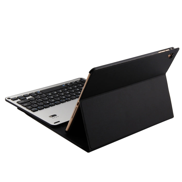 Teclado Destacável FT-1038B Bluetooth 3.0 Liga de Alumínio + Capa de Couro Textura Pele de Carneiro para iPad Air / Air 2 / iPad Pro 9.7 polegadas, com Repelente de Água / Ajuste de Ângulo de Três Níveis / Magnético / Função de Suspensão, FT-1038B