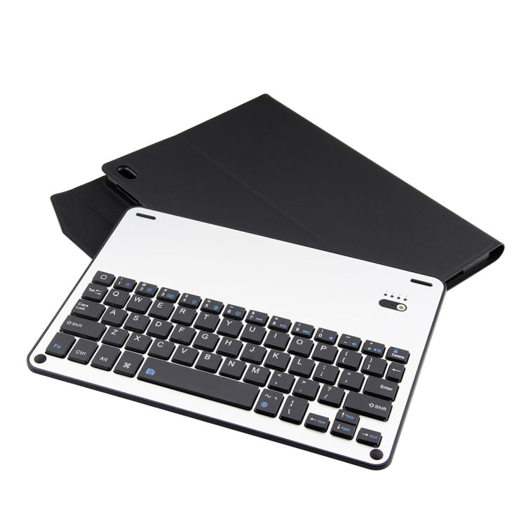 Teclado Destacável FT-1039B Bluetooth 3.0 Liga de Alumínio + Capa de Couro Textura Pele de Carneiro para iPad Pro 10.5 polegadas / iPad Air (2019), com Repelente de Água / Ajuste de Ângulo de Três Níveis / Magnético / Função de Suspensão, FT-1039B