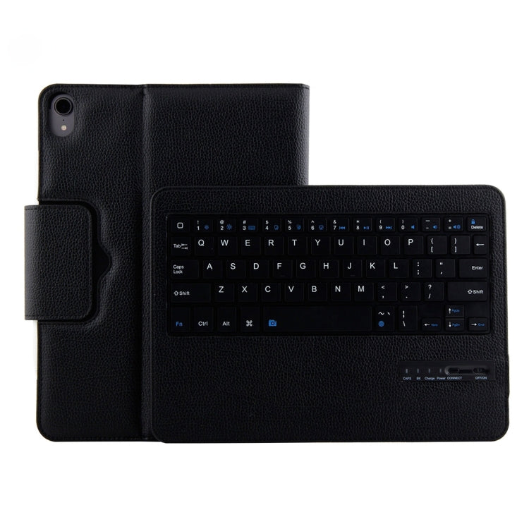Teclado Bluetooth 3.0 ABS Desmontável IP011 + Capa para Tablet em Pele com Textura de Litchi para iPad Pro 11 polegadas (2018), com Função de Suspensão, IP011
