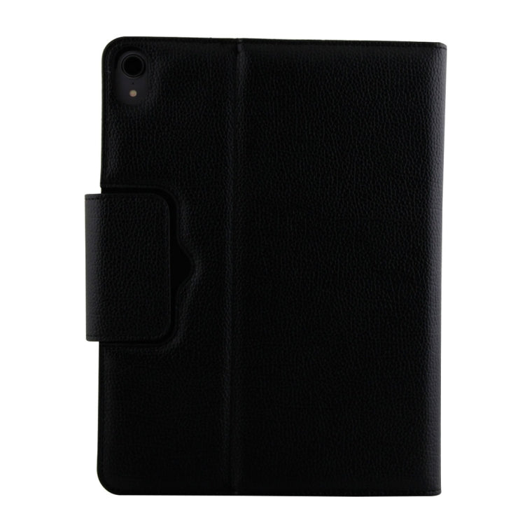 Teclado Bluetooth 3.0 ABS Desmontável IP011 + Capa para Tablet em Pele com Textura de Litchi para iPad Pro 11 polegadas (2018), com Função de Suspensão, IP011