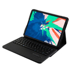 Teclado Bluetooth 3.0 ABS Desmontável IP011 + Capa para Tablet em Pele com Textura de Litchi para iPad Pro 11 polegadas (2018), com Função de Suspensão, IP011