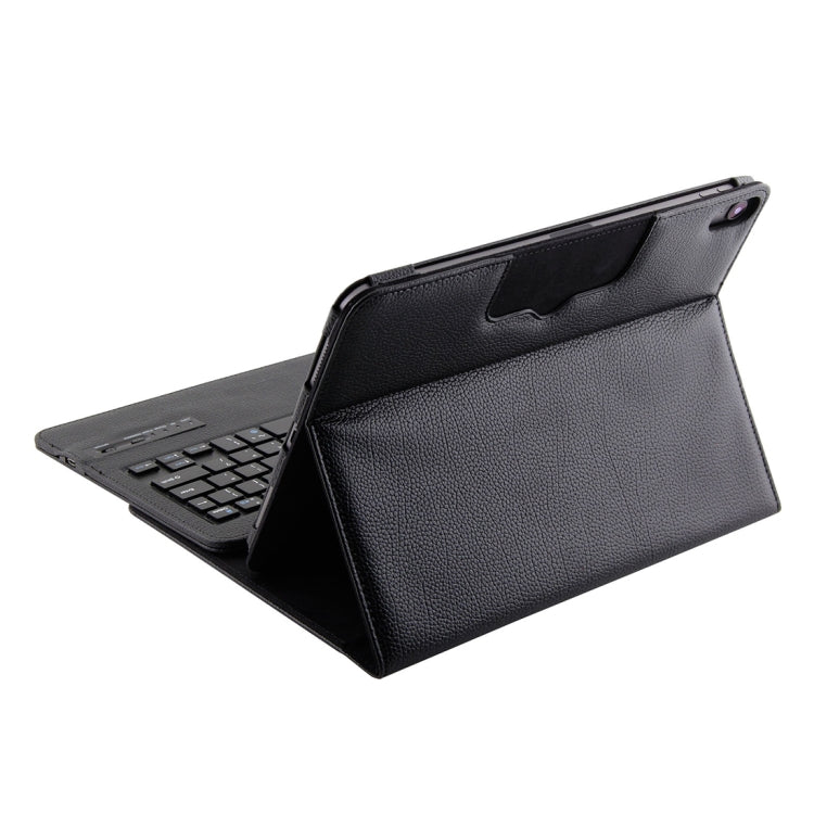 Teclado Bluetooth 3.0 ABS Desmontável IP011 + Capa para Tablet em Pele com Textura de Litchi para iPad Pro 11 polegadas (2018), com Função de Suspensão, IP011