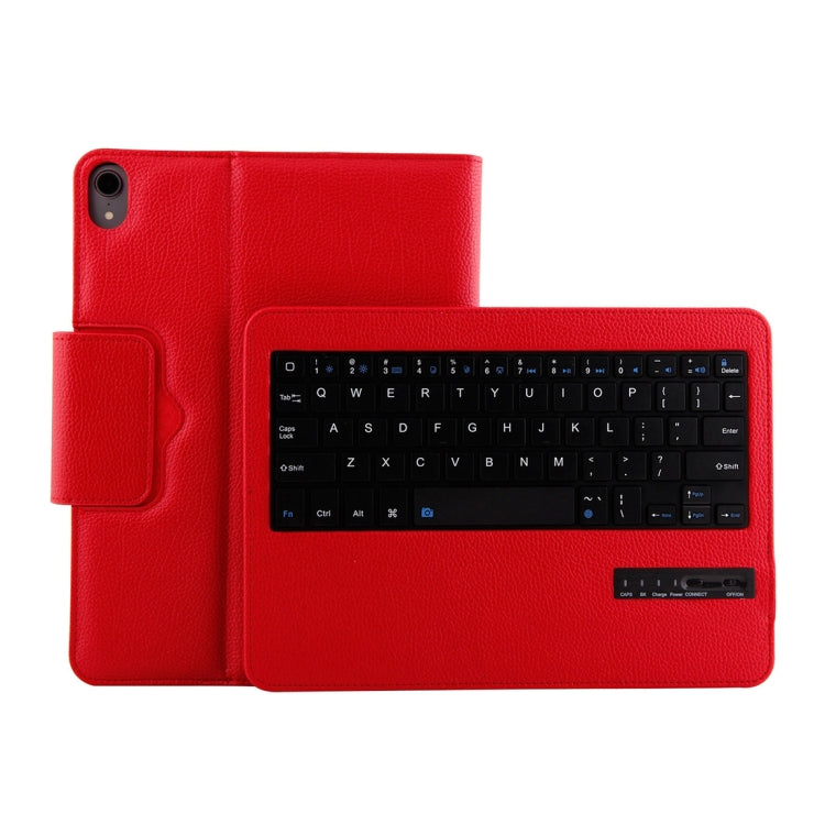 Teclado Bluetooth 3.0 ABS Desmontável IP011 + Capa para Tablet em Pele com Textura de Litchi para iPad Pro 11 polegadas (2018), com Função de Suspensão, IP011