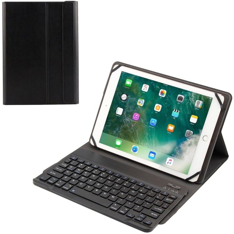 Teclado Universal Bluetooth 3.0 TY-1031 com Textura Escovada em ABS + Capa de Couro para Tablet iOS, Windows, Android Entre 9-10.5 polegadas, TY-1031
