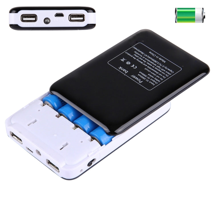 Para iPhone, iPad, Samsung, LG, Sony Ericsson, MP4, PSP, Câmara, Pilhas Não Incluídas (Entrega de Cor Aleatória), Para 4 Pilhas 18650