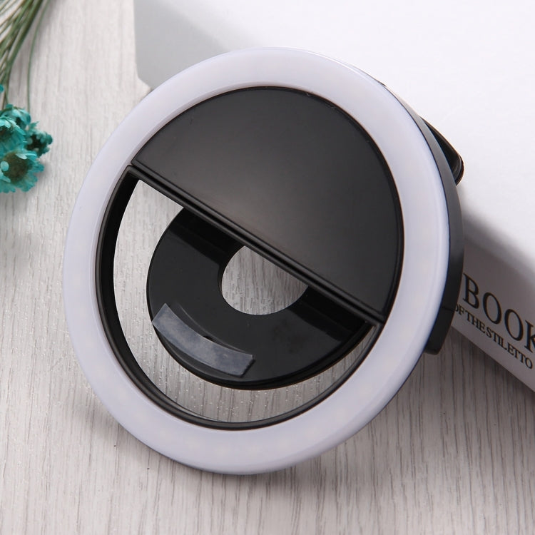 Luz de beleza para selfies com carregamento para iPhone, Galaxy, Huawei, Xiaomi, LG, HTC e outros smartphones com clipe ajustável e cabo USB