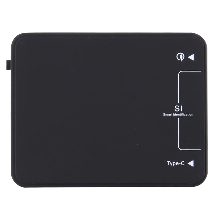 Q8118 1 Carregamento Rápido 3.0 + 4 Identificação Inteligente USB + 1 USB-C / Type-C 3.1 Carregador USB de Secretária