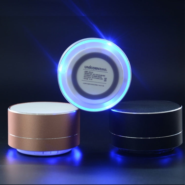 A10 Altifalante Bluetooth Mini Portátil com MIC Integrado & LED, Suporta Chamadas Mãos Livres & Cartão TF
