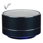 A10 Altifalante Bluetooth Mini Portátil com MIC Integrado & LED, Suporta Chamadas Mãos Livres & Cartão TF