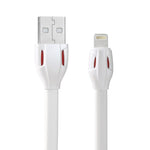 REMAX RC-035i Série Laser Cabo de Dados e Carregador USB 2.1A 8 Pinos 1m com Indicador LED, Branco
