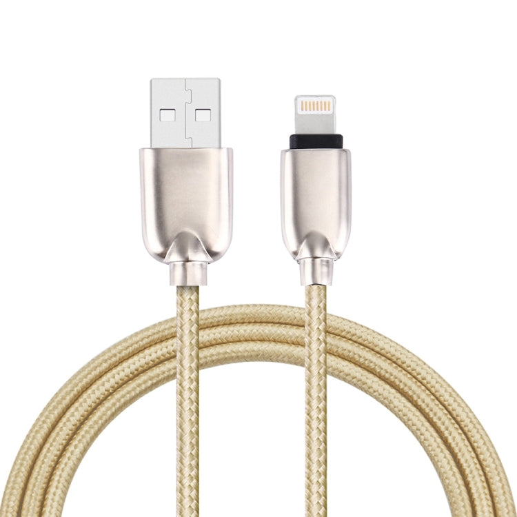Cabo de Dados e Carregamento USB com 8 Pinos e 108 Núcleos de Cobre Trançado 1m para iPhone, iPad