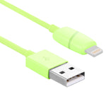Cabo de Dados USB 8 Pinos 1m Estilo Caixa de Presente Circular com Indicador para iPhone, iPad