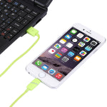 Cabo de Dados USB 8 Pinos 1m Estilo Caixa de Presente Circular com Indicador para iPhone, iPad