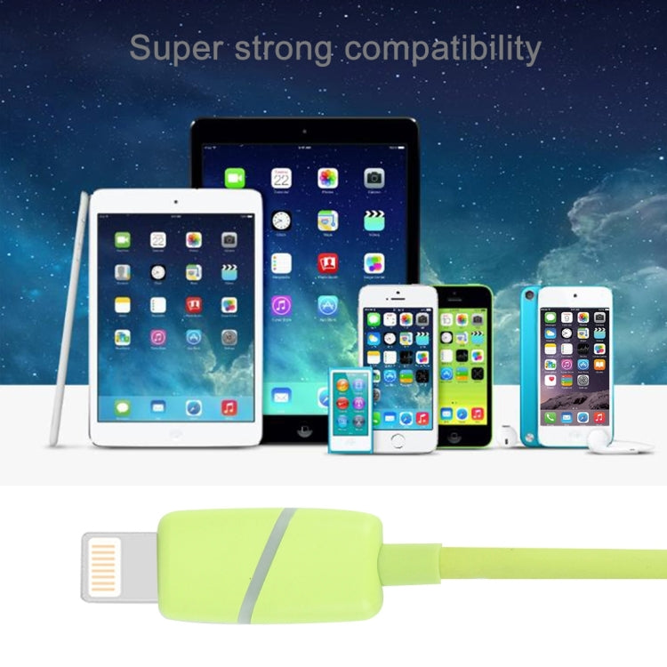 Cabo de Dados USB 8 Pinos 1m Estilo Caixa de Presente Circular com Indicador para iPhone, iPad